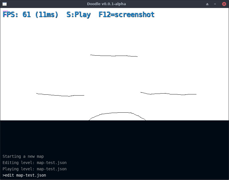 First screenshot of the developer shell