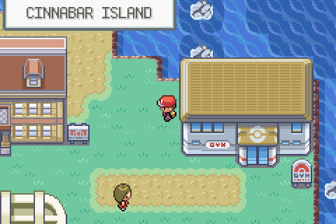 How to open the Cinnabar Island Gym on Pokémon Fire Red and Leaf Green