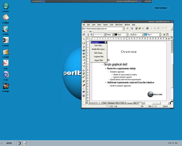 Perlbox Desktop