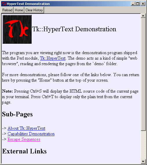 Tk-HyperText