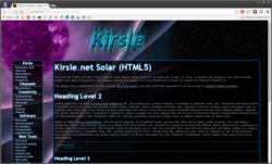 Solar HTML5