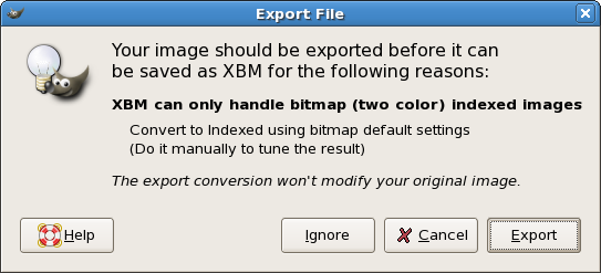 Export XBM